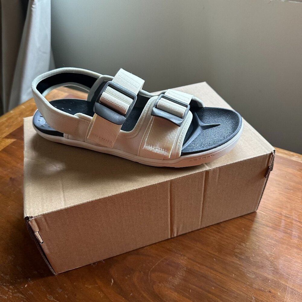 ASTRAL {NIB} Women's Webber Sandals | 8 / 37-38 | white | adjustable straps